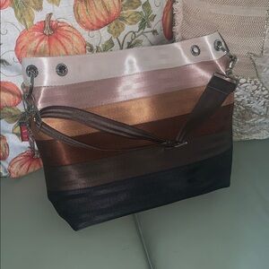 Harveys California seatbelt large hobo coffee browns Ombre purse